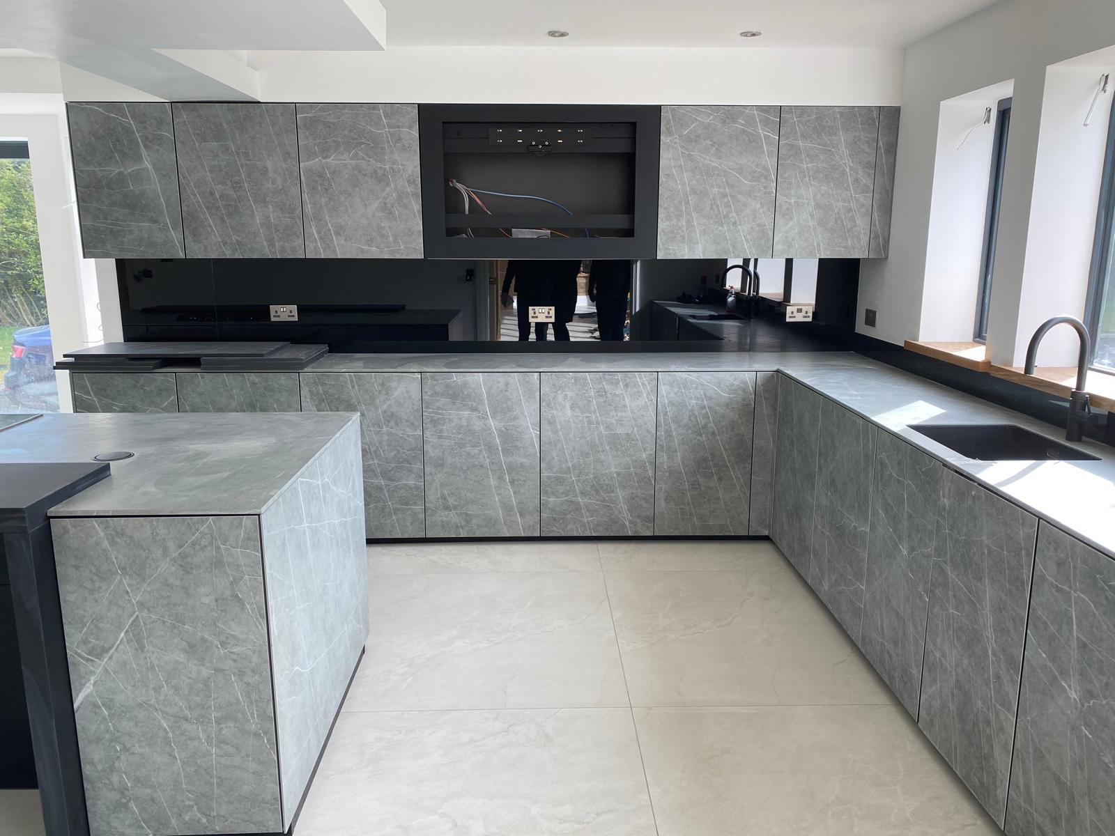 Customer Kitchen Project 14 - Integrated Appliances & Sleek Finish