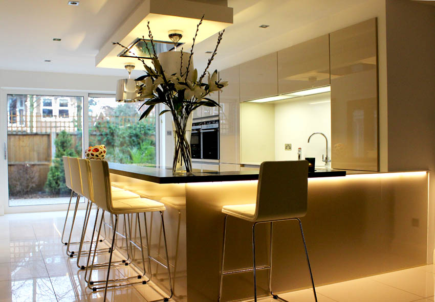 Customer Kitchen Project 1 - Modern Handleless German Kitchen