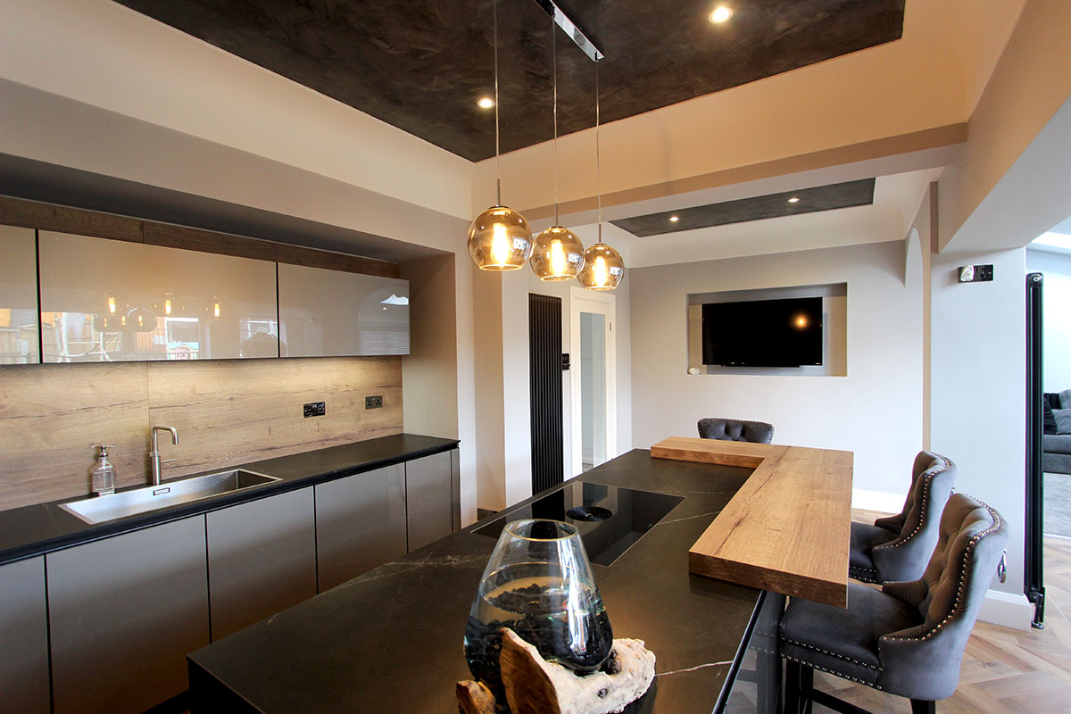 Customer Kitchen Project 2 - Contemporary Kitchen Island & Cabinetry